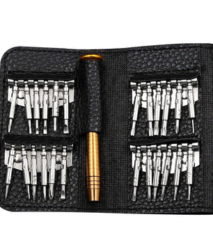 25 PCS Magnetic Screwdriver Set Multi-function Hand Tool Precision Phone  Camera Repair Torx Hex Screw Driver Bits Kits Bag