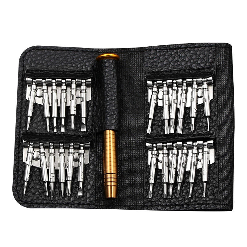 25 PCS Magnetic Screwdriver Set Multi-function Hand Tool Precision Phone  Camera Repair Torx Hex Screw Driver Bits Kits Bag