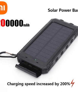 Xiaomi 200,000mAh Solar Power Bank - Fast Charging for iOS & Android