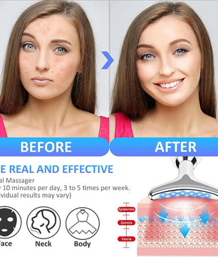 Dropshipping Facial Massager Neck Facial Beauty Device Lifting Tighten Skin Care Tool