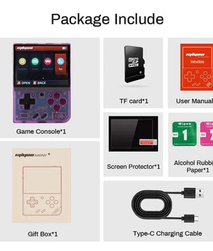 NEW Miyoo mini + Miyoomini Plus 3.5'' IPS OCA Portable 128GB Video Game Consoles ARM-Cortea-A7 3000mAh Support More Retro Game