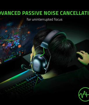 Razer BLACKSHARK V2 X Headphones E-sports Game Headset with Microphone 7.1 Surround Sound Video Gaming Earphone Wired for PC PS5