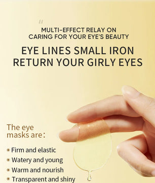 60pcs/120pcs Avocado Golden Collagen Eye Mask Anti Dark Circles