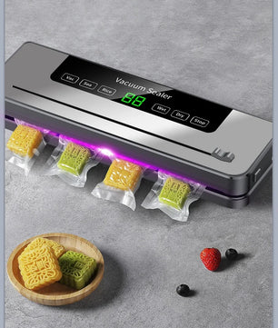 Electric Vacuum Sealer Food Storage Seal Touch Button Dry/Wet Built-in Cutter Kitchen Food Sealing Vacuum packaging machine