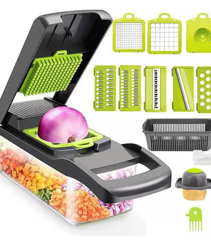 14Set of multifunctional grater, potato shredded vegetables, dicing, handy gadget slicer, kitchen for home, lazy shredding