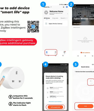 Tuya Zigbee Smart Socket UK Plug Smart Home Automation Timing Power Monitor Smart Outlet Support Google Home Alexa Zigbee2MQTT