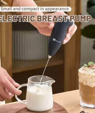 Electric Milk Frother Handheld Mixer – Portable Coffee Foamer and Egg Beater