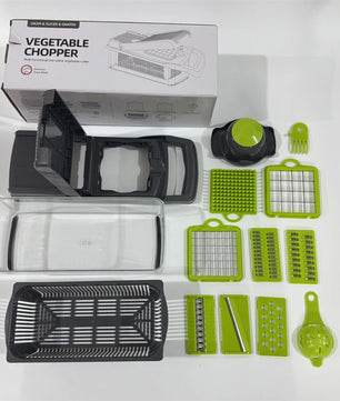 14Set of multifunctional grater, potato shredded vegetables, dicing, handy gadget slicer, kitchen for home, lazy shredding
