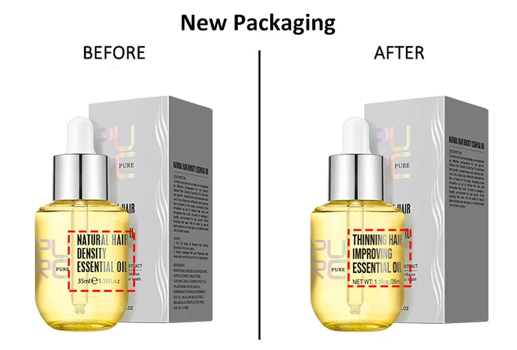 PURC Ginger Hair Growth Oil Fast Hair Loss Treatment Smoothing Repair