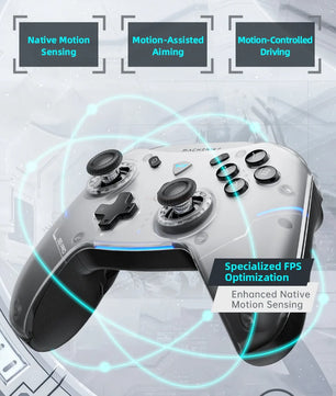 MACHENIKE G5 Pro Gaming Controller Three Mode Fps Wireless Game Pad Hall Trigger Joystick For Switch Pc Steam Gift