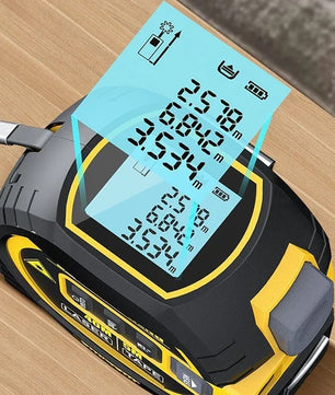 3-in-1 Laser Tape Measure – High-Precision Rangefinder