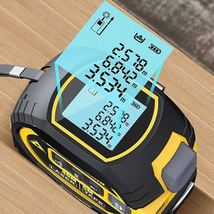 3-in-1 Laser Tape Measure – High-Precision Rangefinder