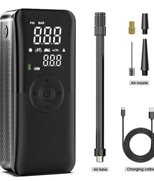 CARSUN Rechargeable Air Pump Tire Inflator Portable Compressor Digital Cordless Car Tyre