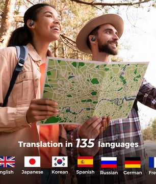 Translator MINISO X15Pro 5.4 Bluetooth Headset Translation Earphones Wireless Headphones Office Travel,ASMR Headset APP