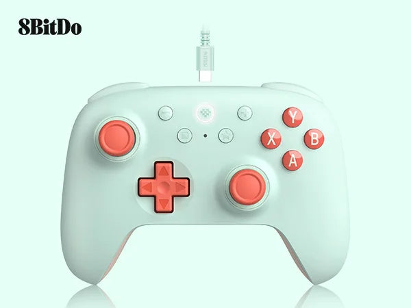 8BitDo Ultimate 2C Wired Gaming Controller Gamepad with Hall Effect Joystick for PC Windows 10 11， Android and Raspberry Pi