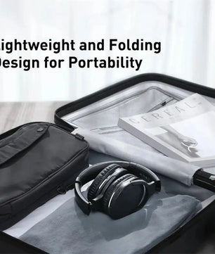 Baseus D02 Pro Wireless Bluetooth Headphones HIFI Stereo Earphones Foldable Sport Headset with Audio Cable foriPhone tablet