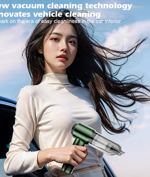100W Small Portable Vacuum Cleaner 16000PA Foldable High Power Cordless Handheld Vacuum Cleaner Brushless Motor Rechargeable Car