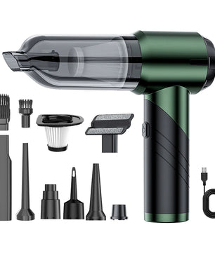 100W Small Portable Vacuum Cleaner 16000PA Foldable High Power Cordless Handheld Vacuum Cleaner Brushless Motor Rechargeable Car