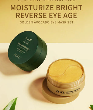 60pcs/120pcs Avocado Golden Collagen Eye Mask Anti Dark Circles