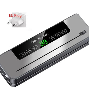 Electric Vacuum Sealer Food Storage Seal Touch Button Dry/Wet Built-in Cutter Kitchen Food Sealing Vacuum packaging machine