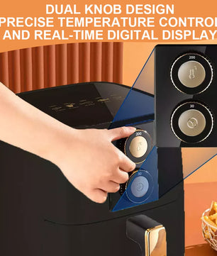 5L air fryer 1500W 220-240V Electric Fryer Air Fryer Home Oil-Free air fryer temperature adjustment 30 Minute Timer