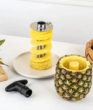 Spot Stainless Steel Pineapple Peeler Pineapple Corer Slicer Fruit Cutter Easy Slicer Peeler Kitchen Gadget Delivery Fast
