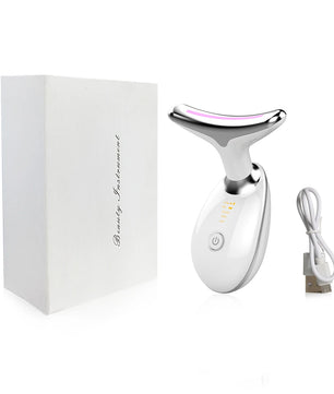 Facial Massager EMS Facial Microcurrent Anti-aging Facial Massager Red Light Therapy Skin Tightening Neck Face Lifting Massager