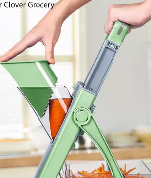 Adjustable Mandoline Slicer Stainless Steel Vegetable Slicer Julienne Safe Vegetable Dicer Onion Carrot Slicer