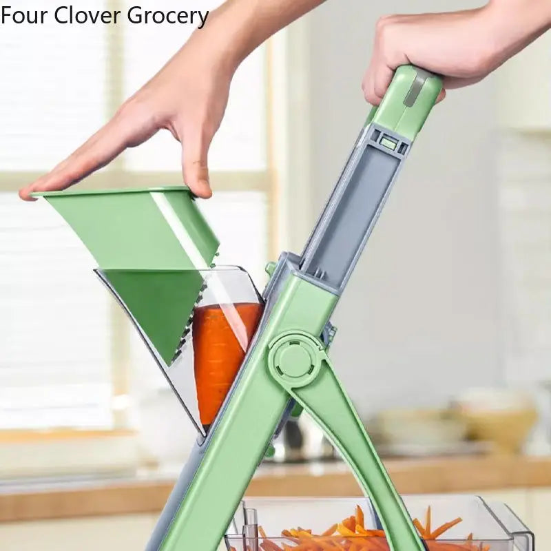 Adjustable Mandoline Slicer Stainless Steel Vegetable Slicer Julienne Safe Vegetable Dicer Onion Carrot Slicer