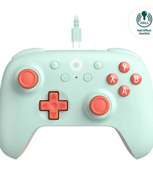 8BitDo Ultimate 2C Wired Gaming Controller Gamepad with Hall Effect Joystick for PC Windows 10 11， Android and Raspberry Pi