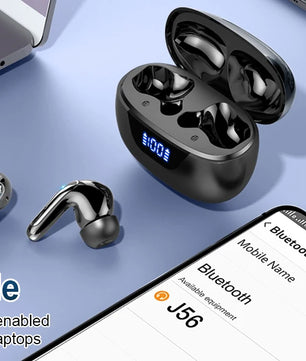Wireless Headphones,Bluetooth 5.3 Stereo Earphones in Ear with 4 ENC Mic Clear Calls,Noise Cancelling Ear Buds,48H battery life.