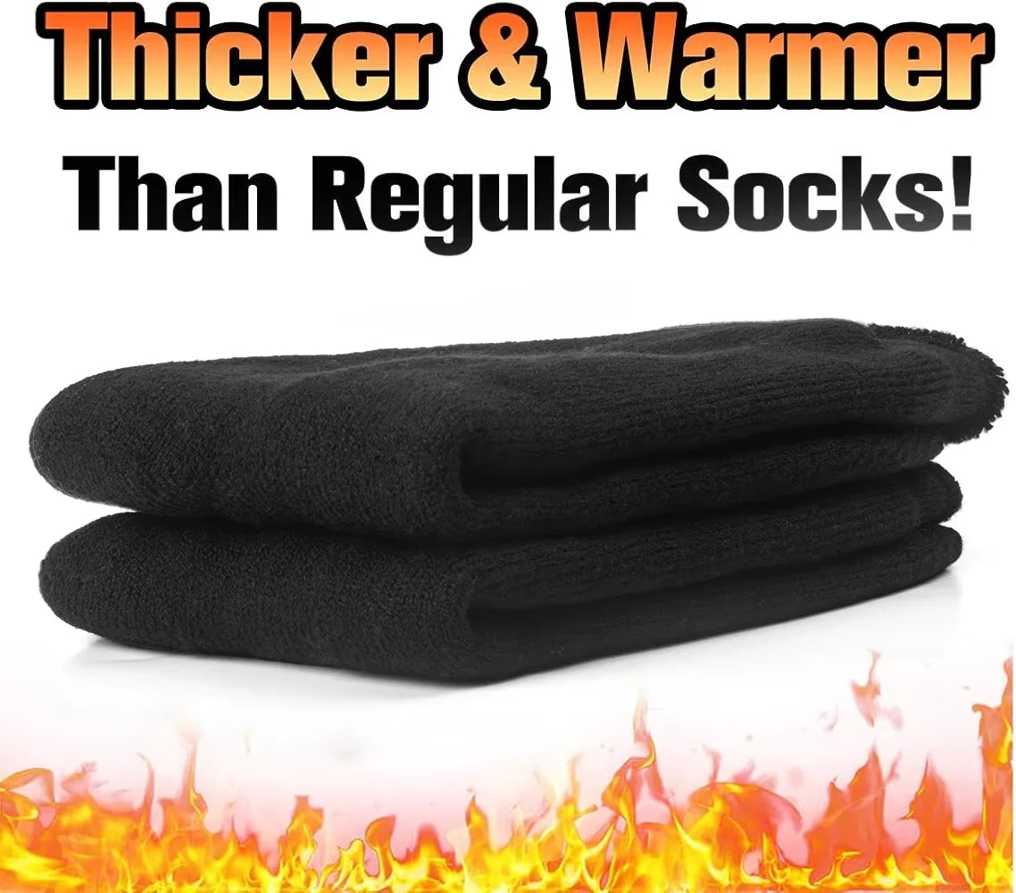 2-Pack Winter Thermal Socks for Men & Women