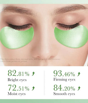 60pcs Aloe Vera Collagen Eye Mask Anti Dark Circles Eyes Bags Moisturizing