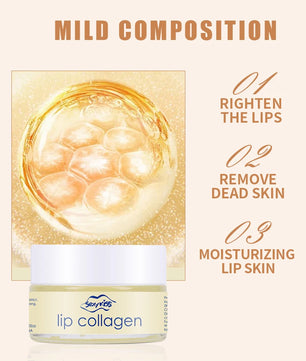 Hyaluronic acid collagen Sleep lip mask 20g deep hydration lasting moisturizing
