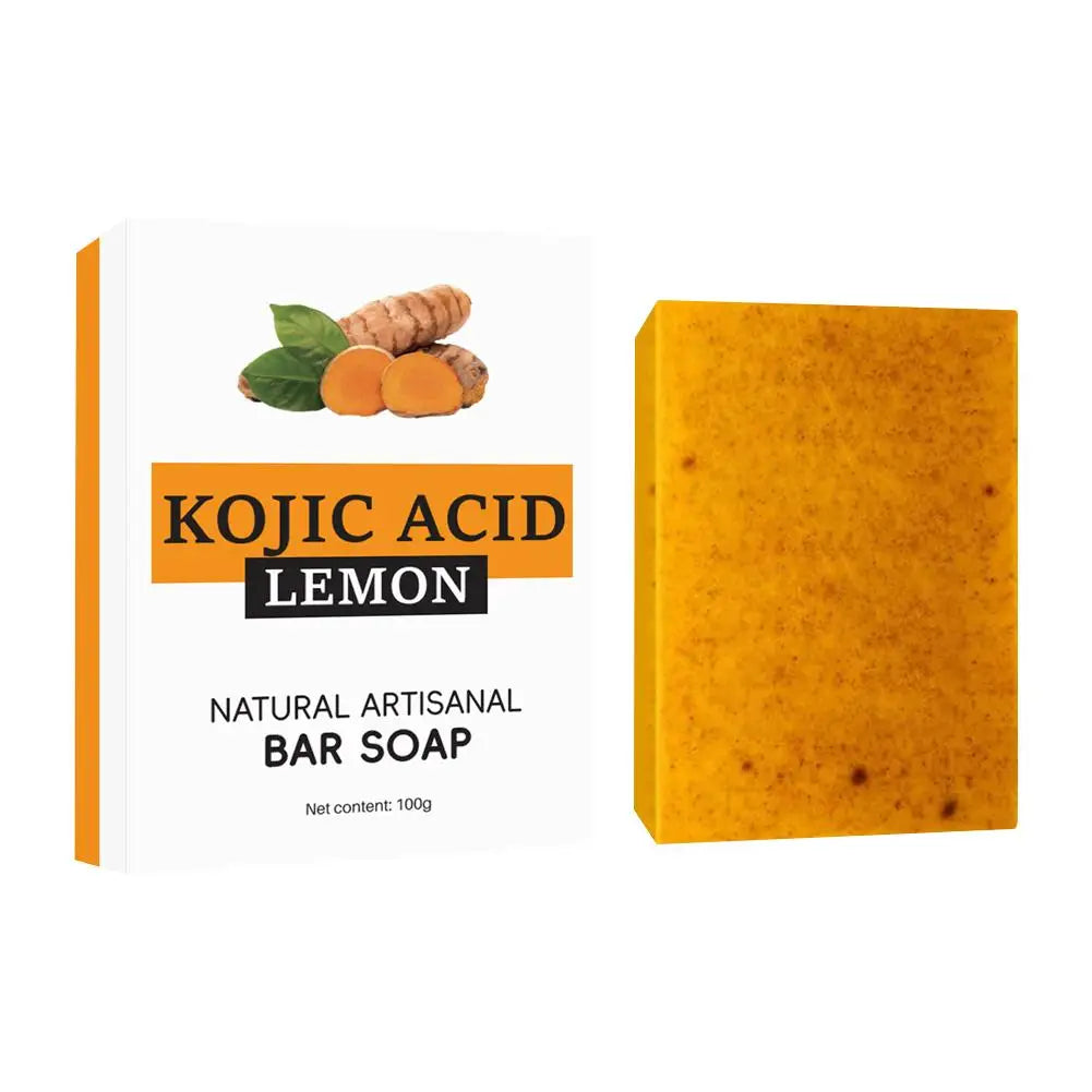 Turmeric Soap Face Cleansing Anti Acne Whitening Skin Lightening Face Remove