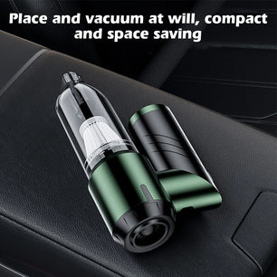 100W Small Portable Vacuum Cleaner 16000PA Foldable High Power Cordless Handheld Vacuum Cleaner Brushless Motor Rechargeable Car