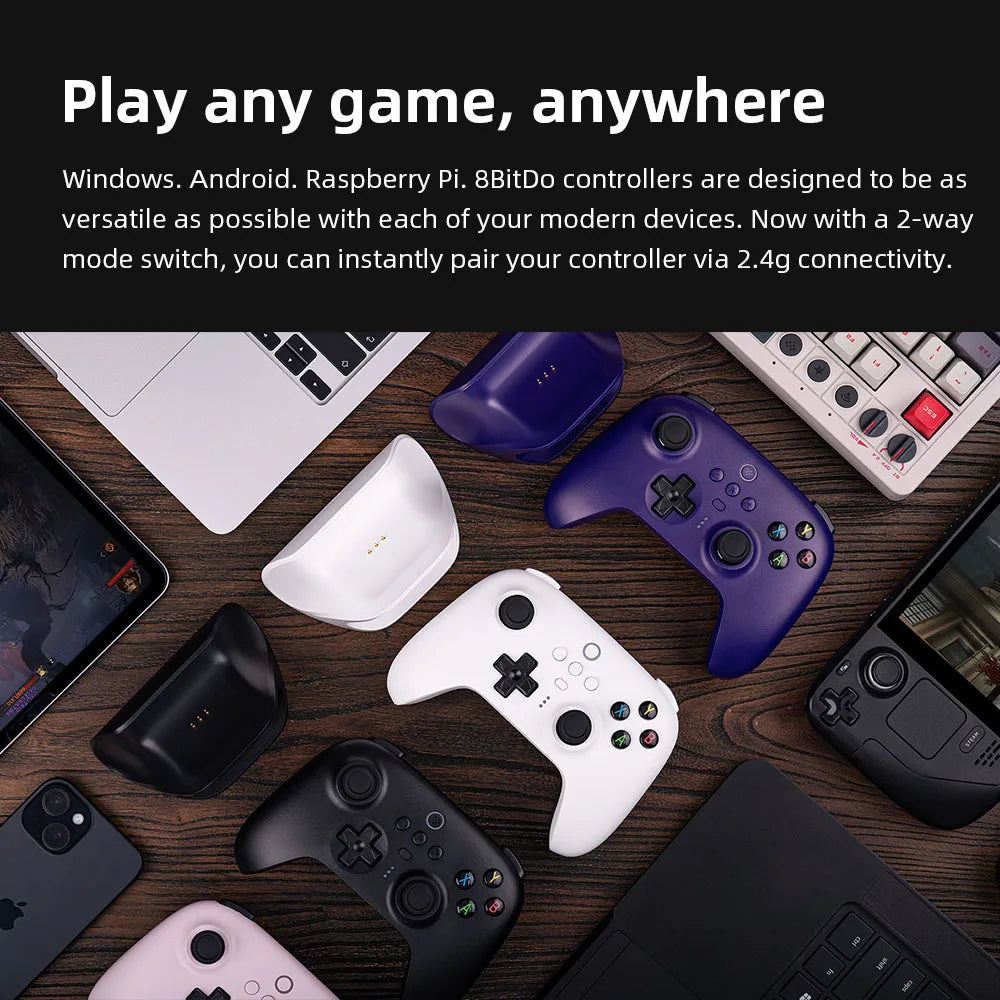 8BitDo Ultimate 2.4G Wireless Hall Effect Controller 100% Original  for PC, Windows Steam Deck, Android iPhone