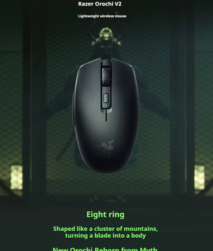 Razer Orochi V2 Wireless Bluetooth Mouse Lightweight 2 Wireless Modes 5g Mice Advanced 18k Dpi Optical Sensor Pc Gaming Mouse