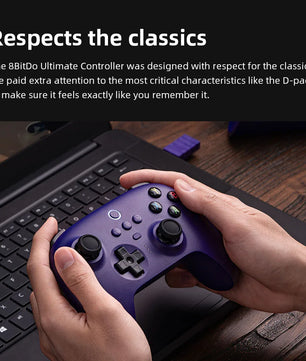 8BitDo Ultimate 2.4G Wireless Hall Effect Controller 100% Original  for PC, Windows Steam Deck, Android iPhone