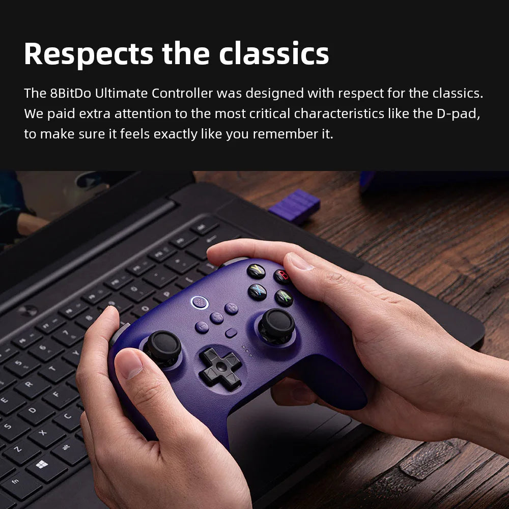 8BitDo Ultimate 2.4G Wireless Hall Effect Controller 100% Original  for PC, Windows Steam Deck, Android iPhone