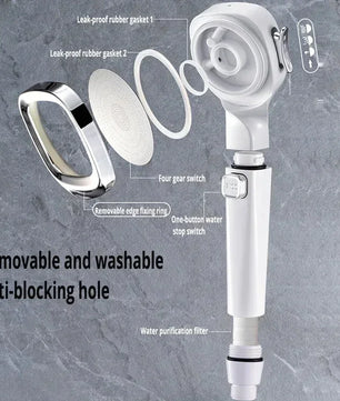 Xiaomi High Pressure Shower Head 3 Modes Adjustable Filter Shower Head Set New Smart Bathroom Shower Head Accessories Sprayer