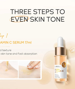 3pcs/set LAIKOU Vitamin C 24K Golden Sakura Skin Care Sets Face Cream