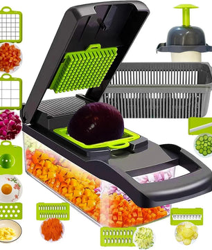 14Set of multifunctional grater, potato shredded vegetables, dicing, handy gadget slicer, kitchen for home, lazy shredding
