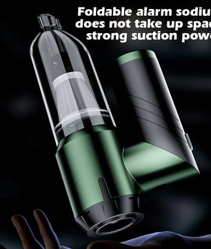 100W Small Portable Vacuum Cleaner 16000PA Foldable High Power Cordless Handheld Vacuum Cleaner Brushless Motor Rechargeable Car
