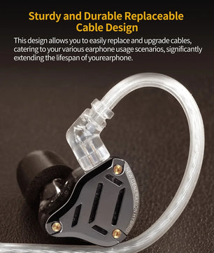 KZ ZS10 Pro 2 in Ear Metal Earphone HIFI Bass Earbud 4-Level Tuning Switch Headphone 2PIN Cable ZS10PRO2 ZSNPRO AS16PRO