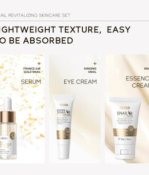 3pcs/set LAIKOU Vitamin C 24K Golden Sakura Skin Care Sets Face Cream