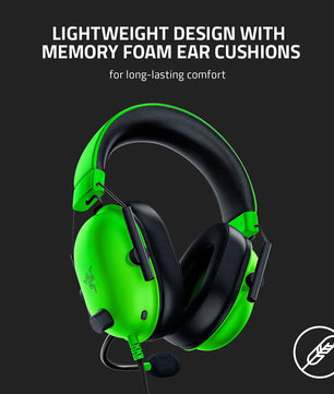 Razer BLACKSHARK V2 X Headphones E-sports Game Headset with Microphone 7.1 Surround Sound Video Gaming Earphone Wired for PC PS5