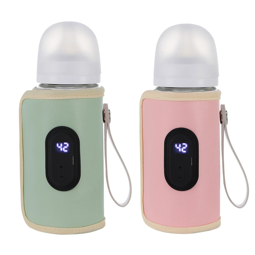 USB constant temperature heating bottle cup cover insulation artifact warm milk cover portable universal insulation cover for ou