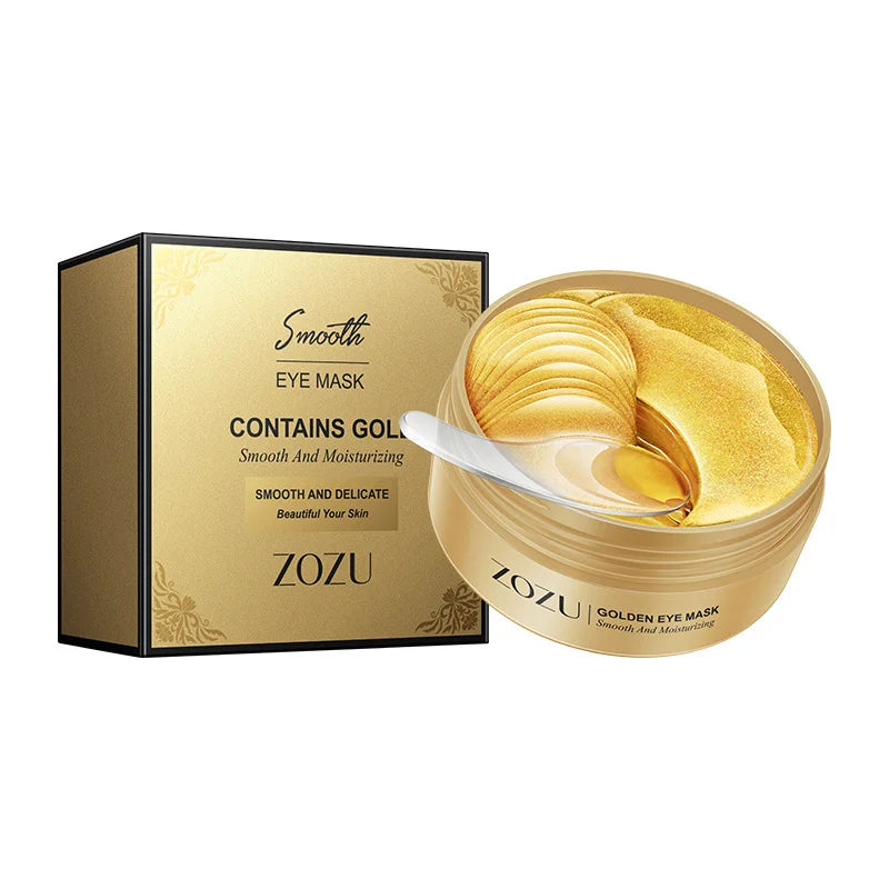 60pcs/120pcs Avocado Golden Collagen Eye Mask Anti Dark Circles