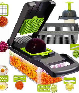 14Set of multifunctional grater, potato shredded vegetables, dicing, handy gadget slicer, kitchen for home, lazy shredding